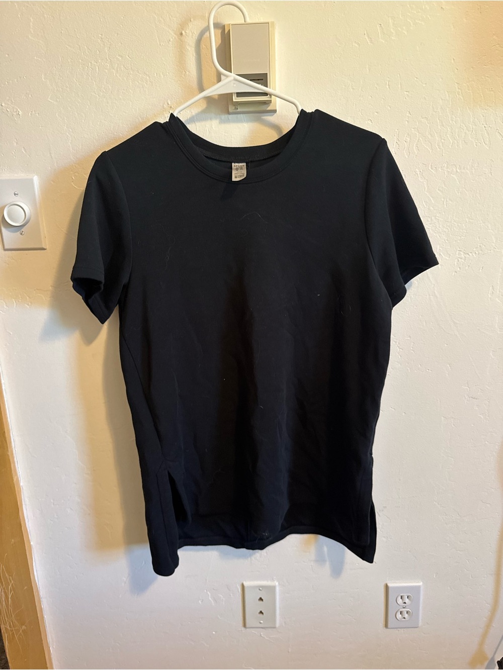 SPANX Men’s Black Short Sleeve Crew Tee